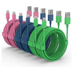 6-Pack Apple iPhone Lightning Charger Cables