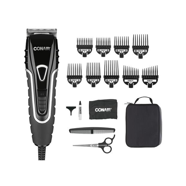 ConairMAN Barbershop Series Professional No-Slip Grip 20-Piece Haircut Kit