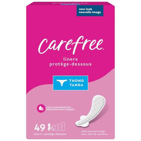 49 Carefree Panty Liners