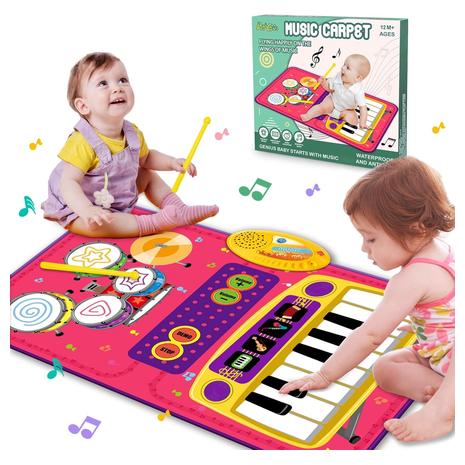 Music Mat With Keyboard & Drum