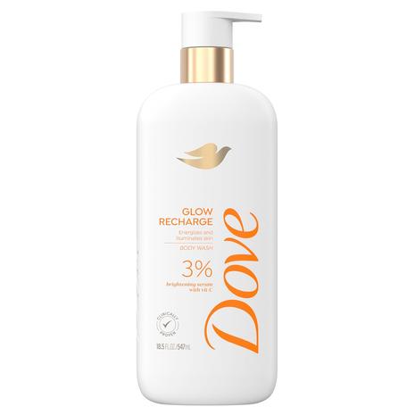 Dove Exfoliating Glow Recharge Body Wash w/ Serum & Vitamin C (18.5oz)