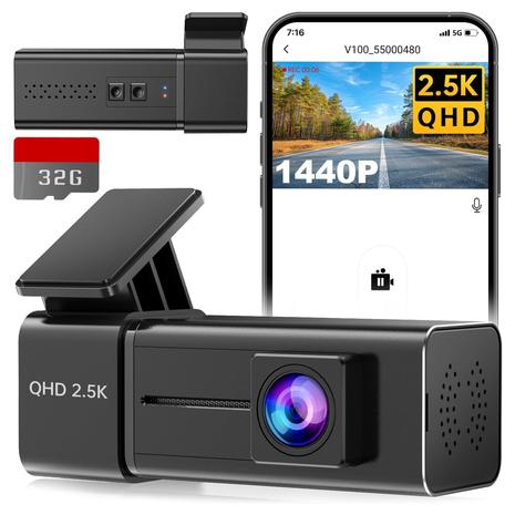 2.5K WiFi Dash Camera With Night Vision