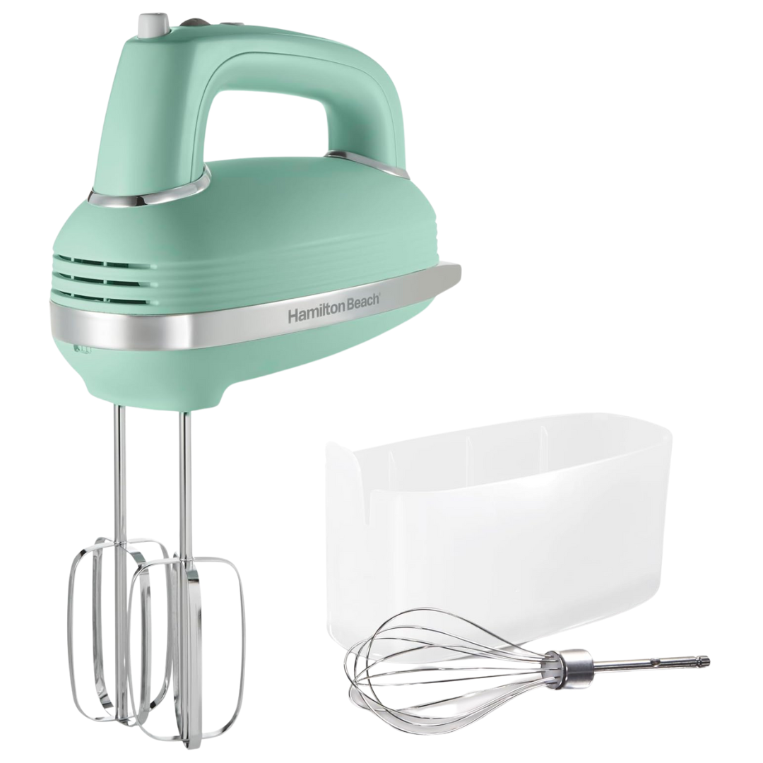 Hamilton Beach Vintage-Style 5-Speed Electric Hand Mixer