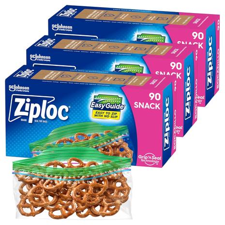 270 Ziploc Snack Bags