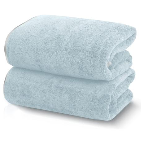 2-Pack Silk Hemming Bath Towels