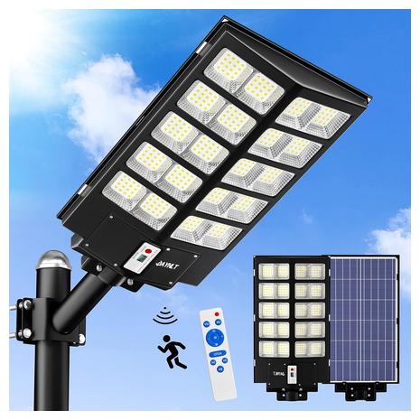 Dusk to Dawn Solar Flood Light w/ Motion Sensor & Remote