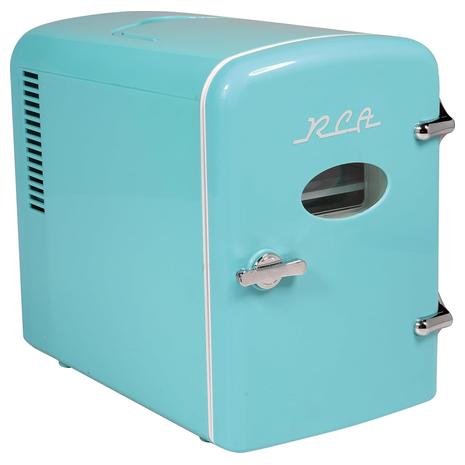 Mini Retro 6-Can Beverage Refrigerator