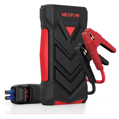 Portable 12V Car Battery Jump Starter w/ USB Quick Charge