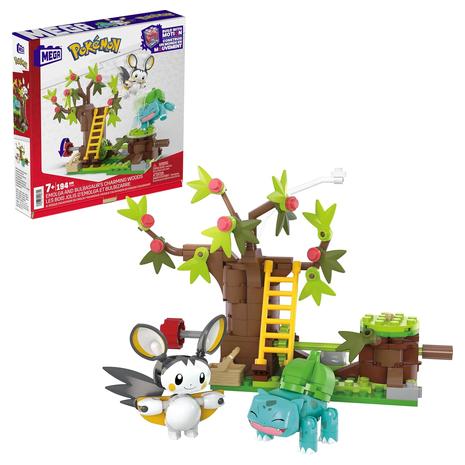 194-Pieces Mega Pokémon Building Emolga and Bulbasaur’s Charming Woods Toys Set