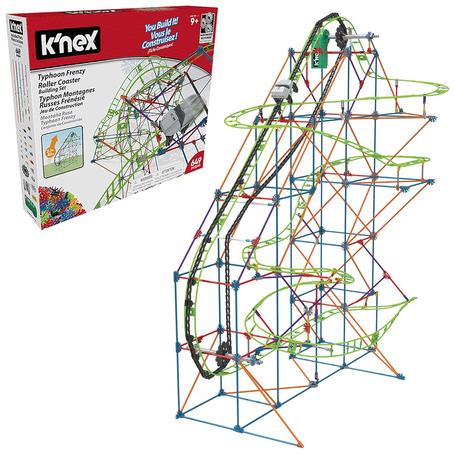 640 Piece K'nex Typhoon Frenzy Roller Coaster Building Set