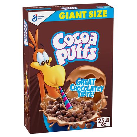 2 Giant Boxes Of Cocoa Puffs Breakfast Cereal