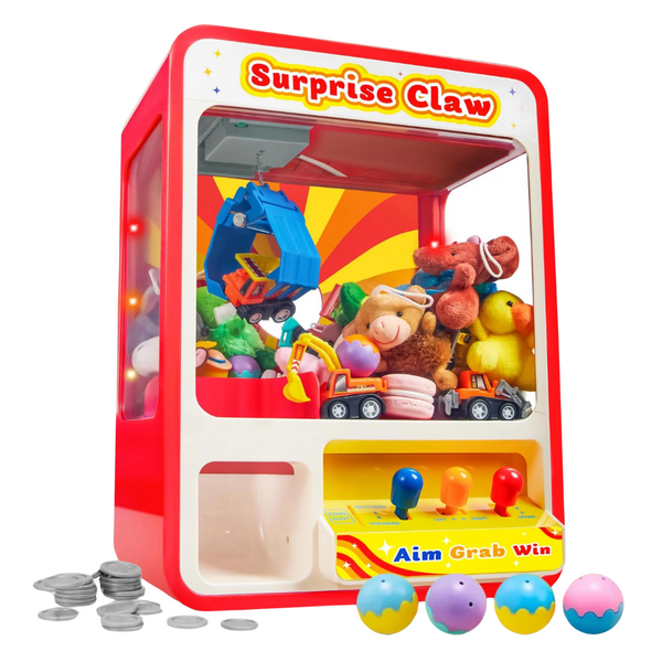 Claw Machine Arcade Toy with LED Lights