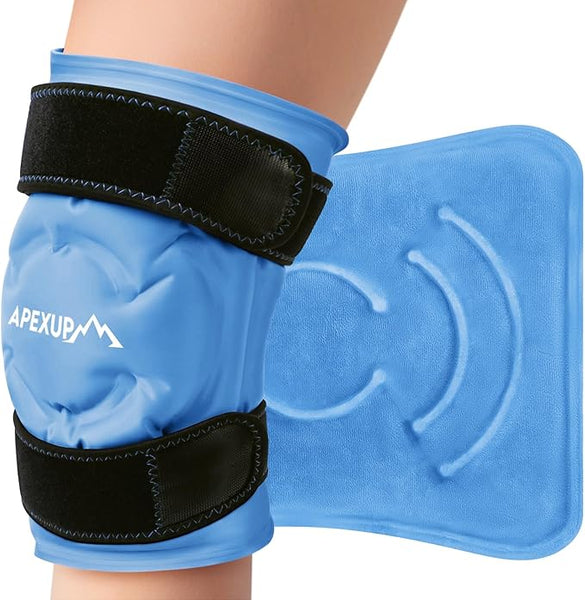 Large Reusable Flexible Knee Ice Pack Wrap