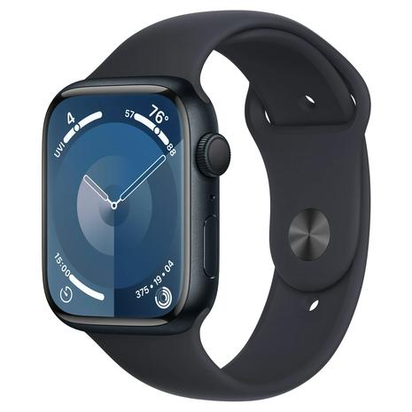 Apple Watch Series 9 GPS 45mm Sport Band Smartwatch w/ Midnight Aluminum Case