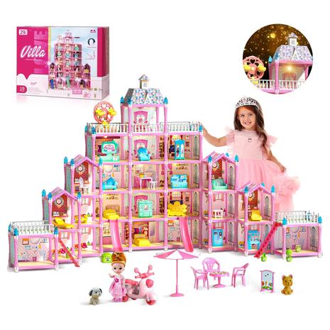 29 Room Doll House With Accessories & Furniture