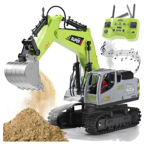 Remote Control Excavator with Metal Shovel & Lights