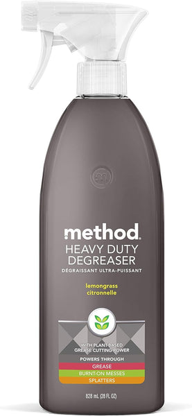 Method Heavy Duty Degreaser Oven Cleaner & Stove Top Cleaner, 28 Oz