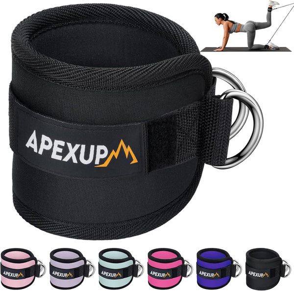 APEXUP Cable Machine Kick Back Ankle Straps