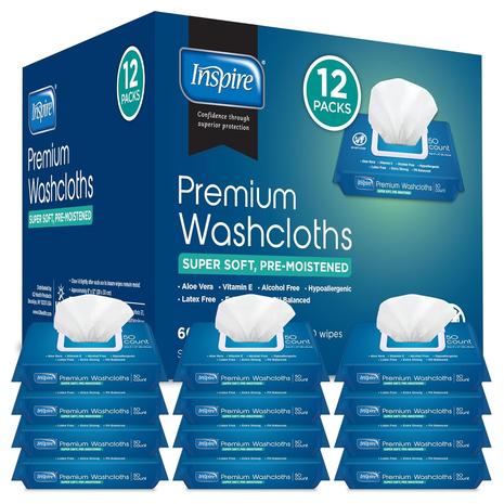 600 Inspire Adult Wet Wipes