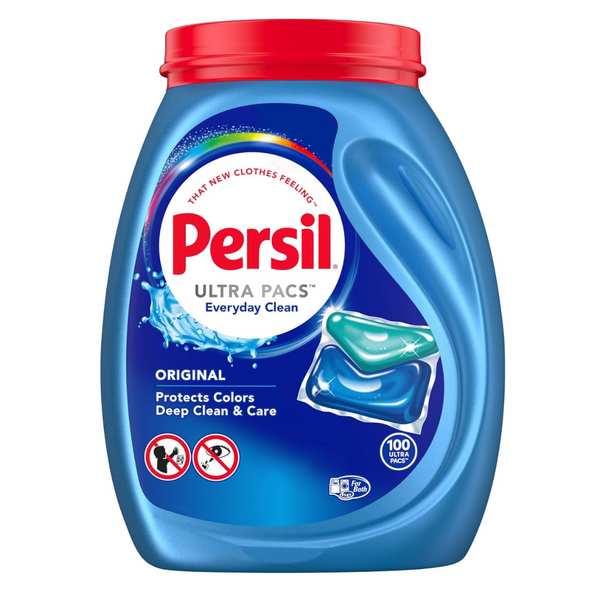 100 Persil Ultra Pacs Original Everyday Clean Laundry Detergent