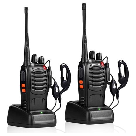 Rechargeable Long Range Two-Way Radios with Earpieces