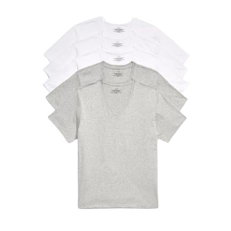 5 Calvin Klein Men's Cotton Classics V-Neck T-Shirt