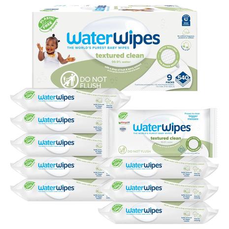 540 Textured Clean WaterWipes