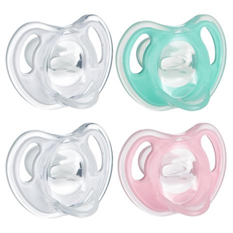 4-Pack Tommee Tippee Ultra-Light Silicone Pacifier