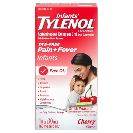 Infants' Tylenol Liquid Medicine (2 Flavors)