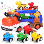 5-In-1 Dinosaur Toy Truck Set