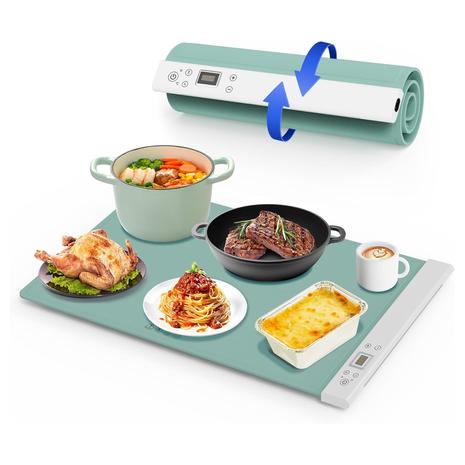 Food Warming Mat w/ Timing Function