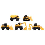 5-Pack CAT Truck Toy Set