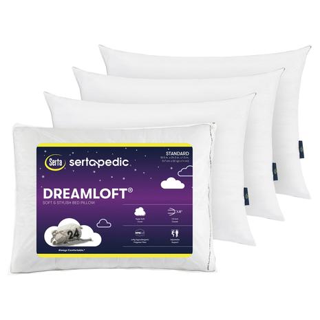 4 Sertapedic Dreamloft Bed Pillows