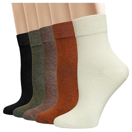 5-Pairs Women's Casual Cotton Socks