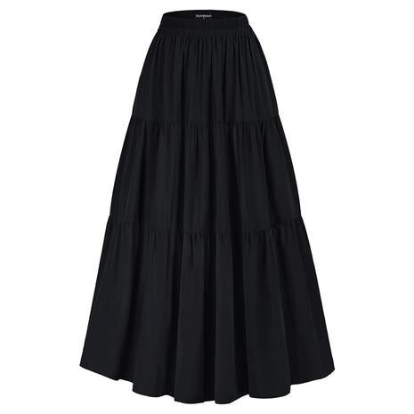 Flowy Maxi Skirt with Pockets