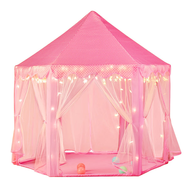 Princess Castle Playhouse with Star Lights