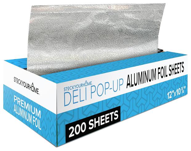 200 Or 500 Pre-Cut Aluminum Foil Sheets