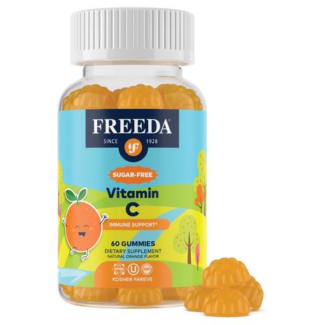 60 Freeda Vitamin C Gummies for Adults & Kids