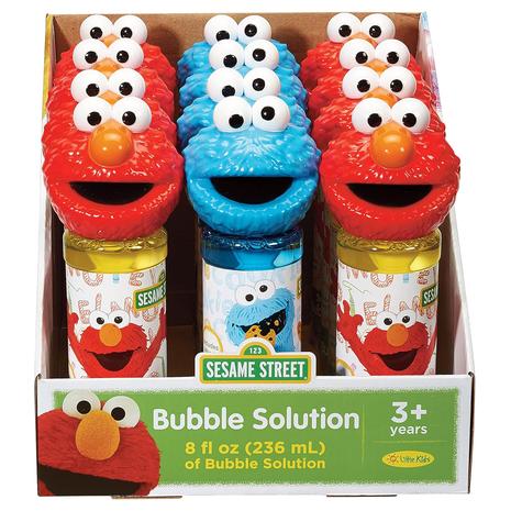 12-Pack Sesame Street Elmo & Cookie Monster Bubbles