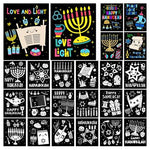 48 DIY Fuzzy Hanukkah Posters