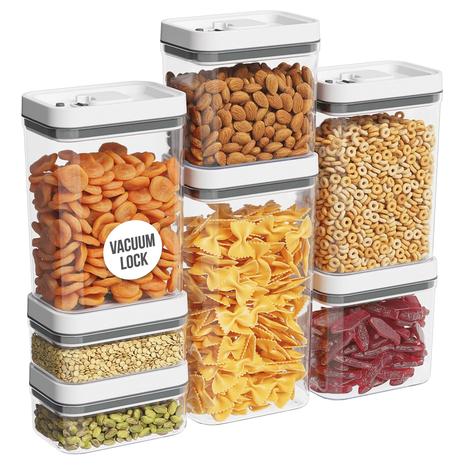 7-Piece Pump-Lock Food Storage Containers