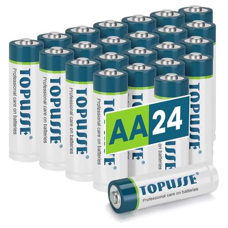 24 AA Alkaline Batteries