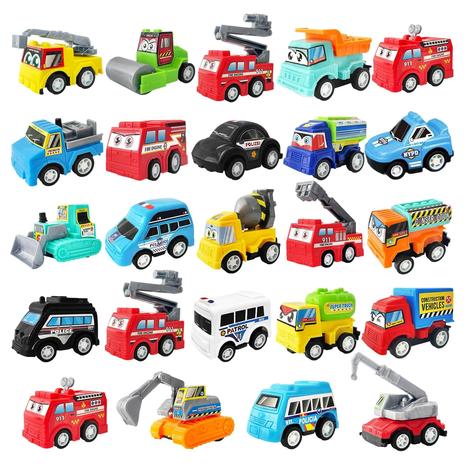 24 Mini Pull Back City Toy Cars