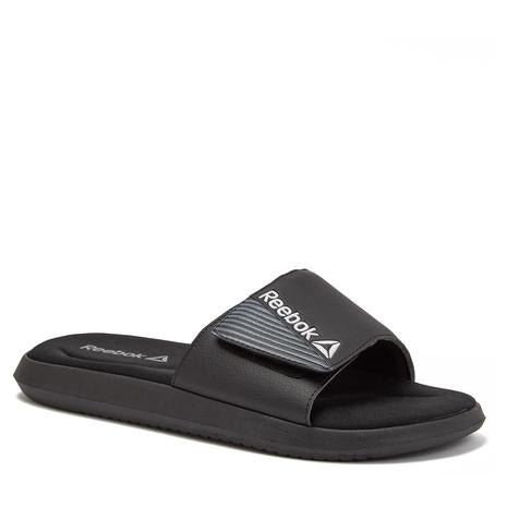 Reebok Men’s Memory Foam Adjustable Slide Sandals