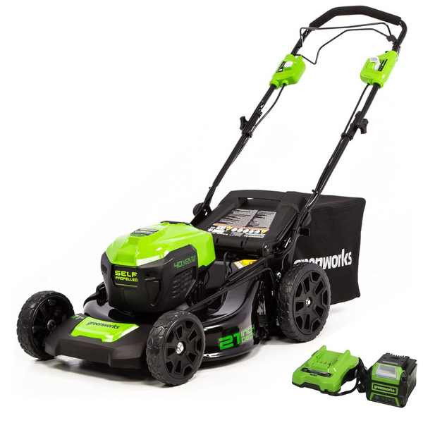 Greenworks 40V 21″ Brushless Cordless Self-Propelled Lawn Mower