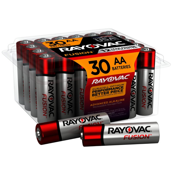 30 Rayovac Fusion AA Batteries