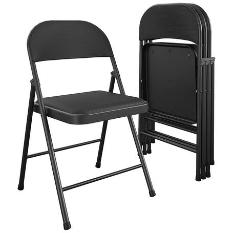 4 Cosco Fabric Folding Chairs