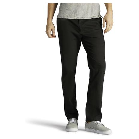 Lee Men's Extreme Motion Flat Front Slim Straight Pants