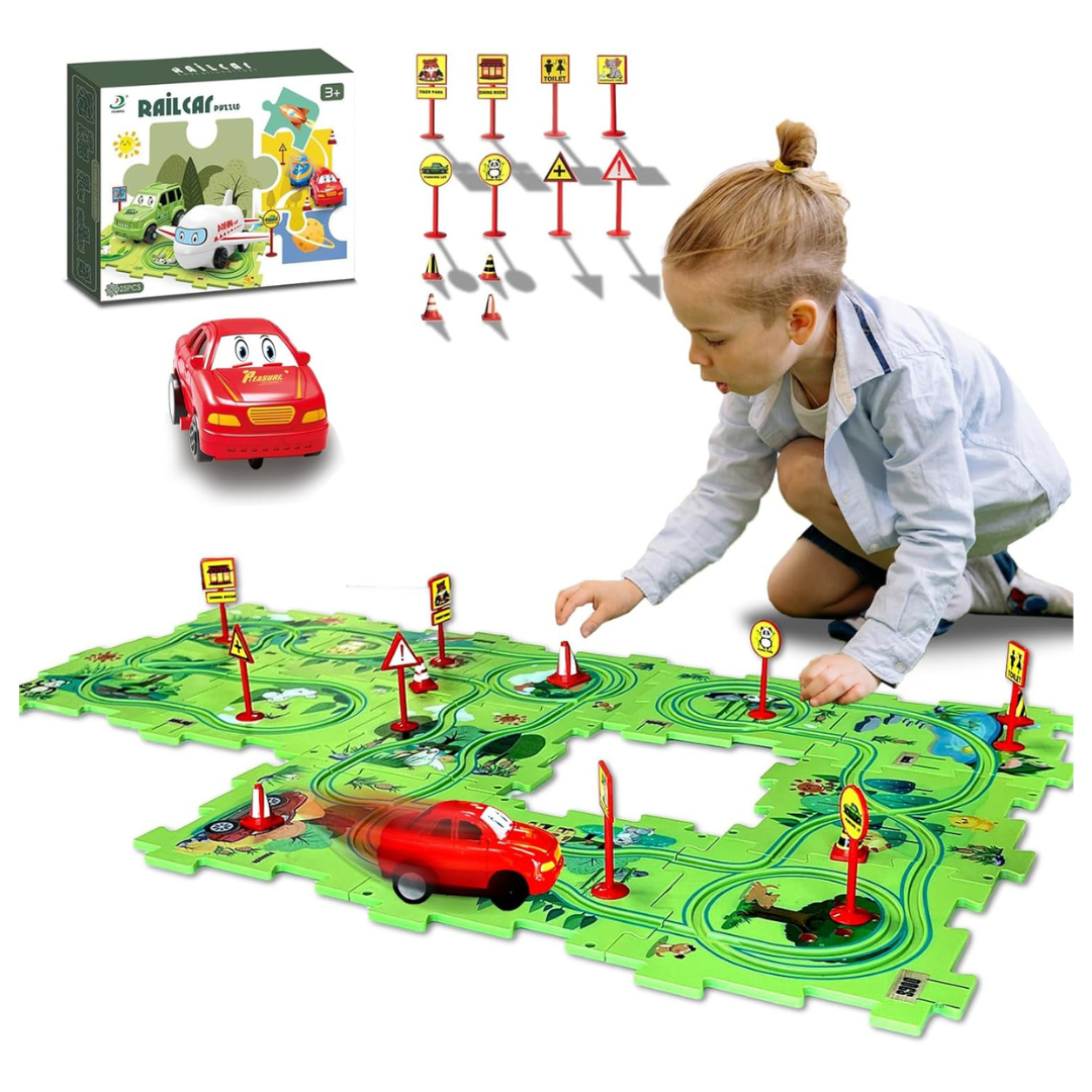 Puzzle Race Track Play Set