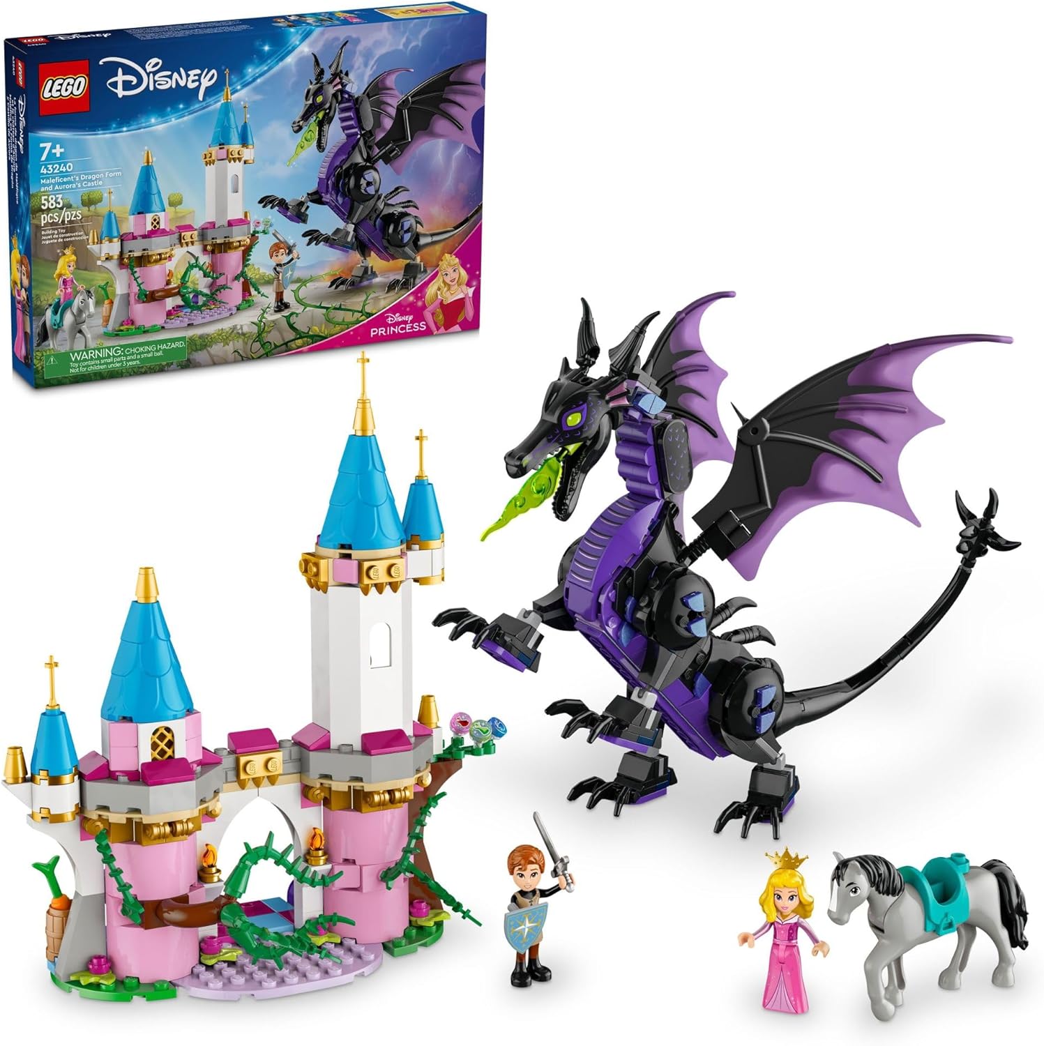 LEGO Disney Princess Maleficents Dragon Form Building Set